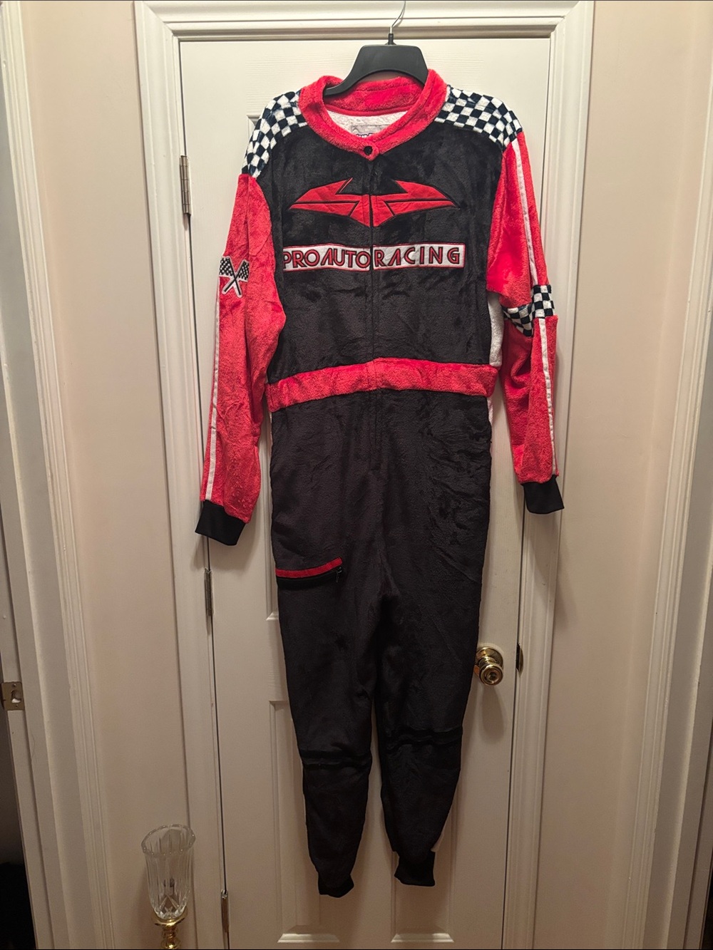 NWOT Funziez ProAuto Racing Onesies Black & Red